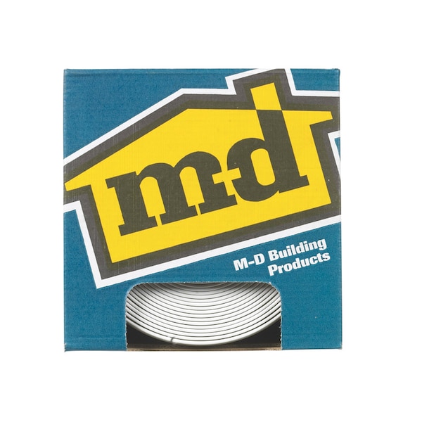 M-D Building Products M-D Building Products 4 in. H X 0.08 in. W X 20 ft. L Self-Stick Snow White Vinyl Wall Base 93203 - main